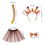1 Set Giraffkostym Tutu Kjol, Huvband, Slip 3