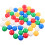 50 Unidades Bolas De Número Janela Coloridas 4