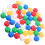 50 Unidades Bolas De Número Janela Coloridas 11