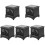 5Pcs Miniatyröppen För Dockskåp Möbel Tillbehör 4