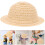 Mini Chapéu De Para Artesanato Decoração Miniatura 5