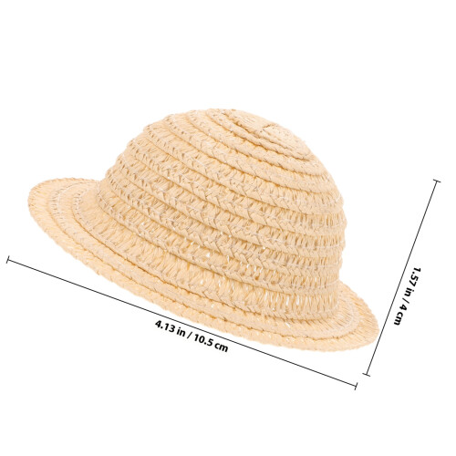 Mini Chapéu De Para Artesanato Decoração Miniatura 1