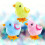 3Pcs Vinds Leksaker Hopplande Kyckling Plush För Barn 11