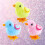 3Pcs Vinds Leksaker Hopplande Kyckling Plush För Barn 4