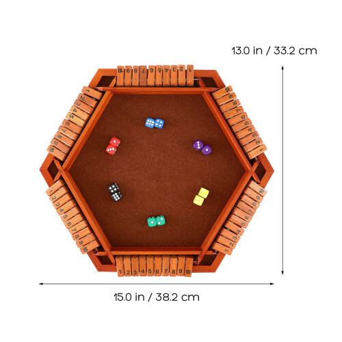 Shut The Box Brädspel Tärningar För Matte och Lek 2