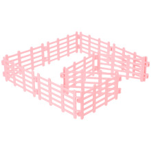 10Pcs Miniatyr Gårdsgärd Modell Tamdjursinplast Fjäderfä Leksak