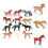12Pcs Realistisk Hästmodell Barns Lek Lärospel Barns Present 4