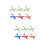 12 Delar Handgjorda Glidflyg Modeller Miniflygplan Barnpresent 7
