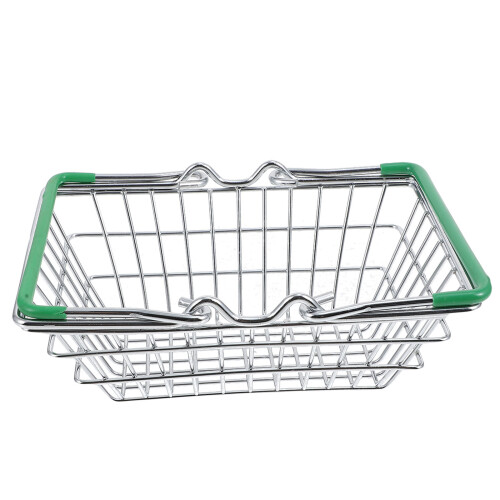 Cesta De Armazenamento Para Escritório E Mini Mercado Metal