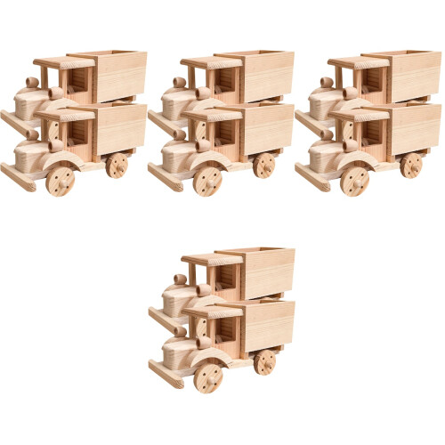 8 Sett Träpussel 3D Modellspel Utbildande Leksak För Barn 2