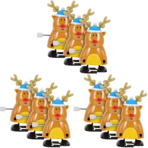 9 Pcs Julälg Vinds Leksaker Julpresent 1