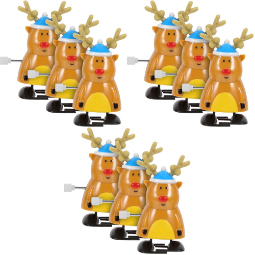9 Pcs Julälg Vinds Leksaker Julpresent 2