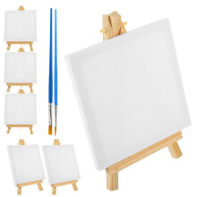 Conjunto De Kit De Tela Para Crianças Com Cavalete E Tela