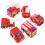 6Pcs Lillformat Barnbilspelgrejor Dragfunktion Minibilmodeller 6