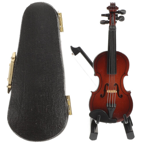 Conjunto Mini Violino Enfeite Para Foto