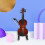 Conjunto Mini Violino Enfeite Para Foto 8