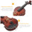 Conjunto Mini Violino Enfeite Para Foto 10