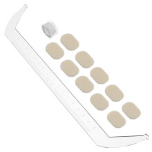 Akryl Transparent Ögonbrynslinjal För Ögonbrynsmappning
