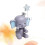 Kreativ Resin Figur Elefant 5 Pcs 9