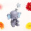 Kreativ Resin Figur Elefant 5 Pcs 8