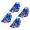 4Pcs Cheerleading Pom Poms Finger Ring Type 11
