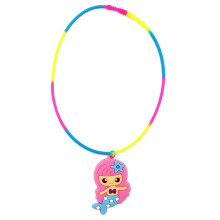 6Pcs Sjöjungfrutema Halsband Barnlekplattor Leksaker För Småbarn