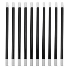 60 Pcs Plast Show Prop Svart Och Vit Trollstav