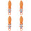 4Pcs Rattle Lång Leksak Plush 5