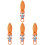 4Pcs Rattle Lång Leksak Plush 2