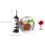 2 Conjuntos Miniatura Comida Vinho Acessório Decoração 7