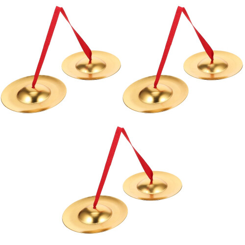 3Pcs Metallcymbal Handpercussion För Småbarn Leksak 2