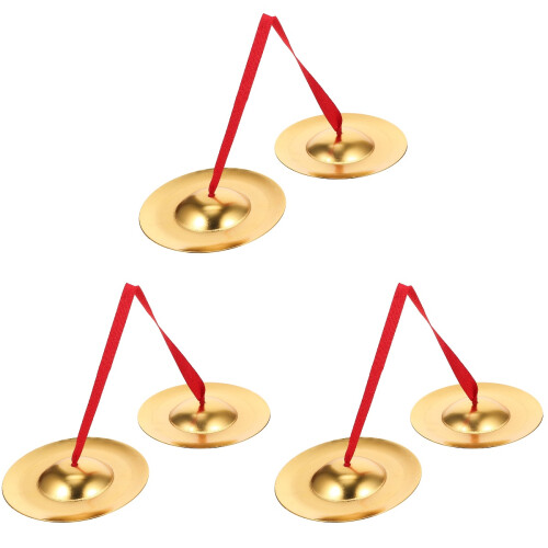3Pcs Metallcymbal Handpercussion För Småbarn Leksak 1