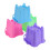 4Pcs Sandslottsschabloner Plast Strandlek Leksak 5