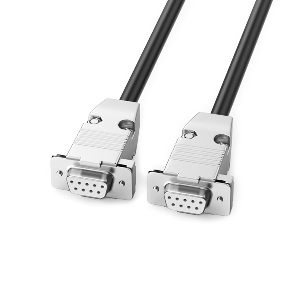 Rs232 Cable Db9 9Pin Plated Connectors 0.530M Length Data Cable For Communication Equipment Gold 9339159529133