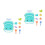 2 Set Barns Hem Badsrums Dusch Present 11