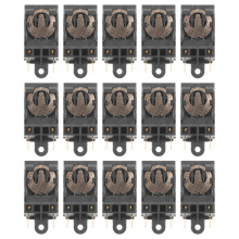 15Pcs Elektrisk Termostatbrytare Med Avstängning Svart 250V 16A