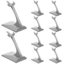 10Pcs Rc Flygplan Ställ: Plastmodell Displayhållare Justerbart