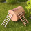 8Pcs Mini Trädgårdstrappa Modell Dockhusaccessoar Beige 5