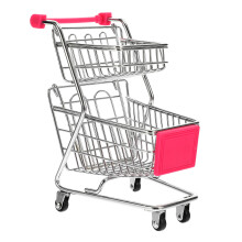 Mini Shoppingvagn, Kärra, Förvaringskorg, Leksak För Barn