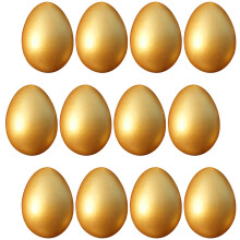 24 Pcs Diy Påskägg Träpåskägg Dekorativa Gästförsnack