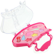 2 Delar Barnflickors Makeup Set, Simulerad Kosmetik (Rosa)