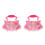 2 Delar Barnflickors Makeup Set, Simulerad Kosmetik (Rosa) 3