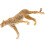 5Pcs Leopardefiguriner Plast Modell Barn Leksak 1