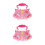 2 Delar Barnflickors Makeup Set, Simulerad Kosmetik (Rosa) 7