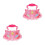 2 Delar Barnflickors Makeup Set, Simulerad Kosmetik (Rosa) 2