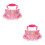 2 Delar Barnflickors Makeup Set, Simulerad Kosmetik (Rosa) 4