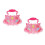 2 Delar Barnflickors Makeup Set, Simulerad Kosmetik (Rosa) 8