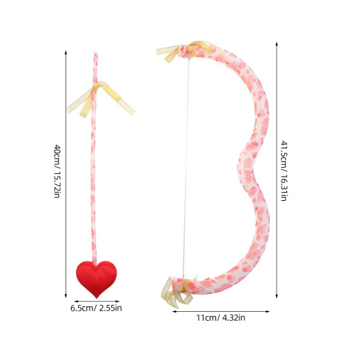 Valentinsdag Cupid Båge Rollspelsdräkt För Bröllop Jul 1
