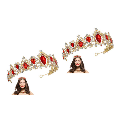 39675152 Royal Crystal Tiara Brudkrans Håraccessoar ( ) 1