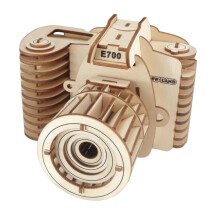 3Teile Selberbau 3D Holzpuzzle Kameraform Für Kinder